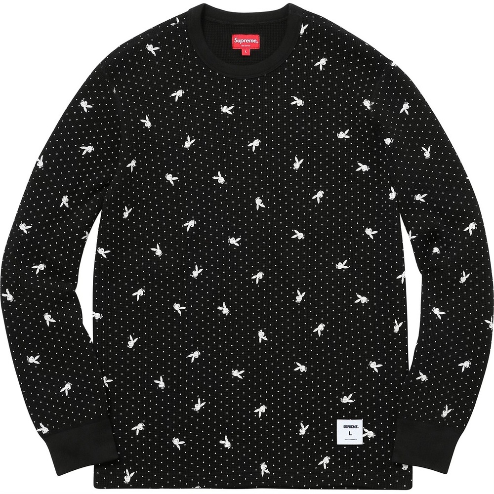 SUPREME®/PLAYBOY© WAFFLE THERMAL
FALL-WINTER 2017 perfect condition never worn